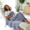 thumbnail image 4 of Ke1Clo Cooling Blanket, Striped Cold Sensation Throw with Dual-Sided Heat Dissipation, Summer Chilled Bed Blanket for Sofa Bed Picnic, 4 of 7