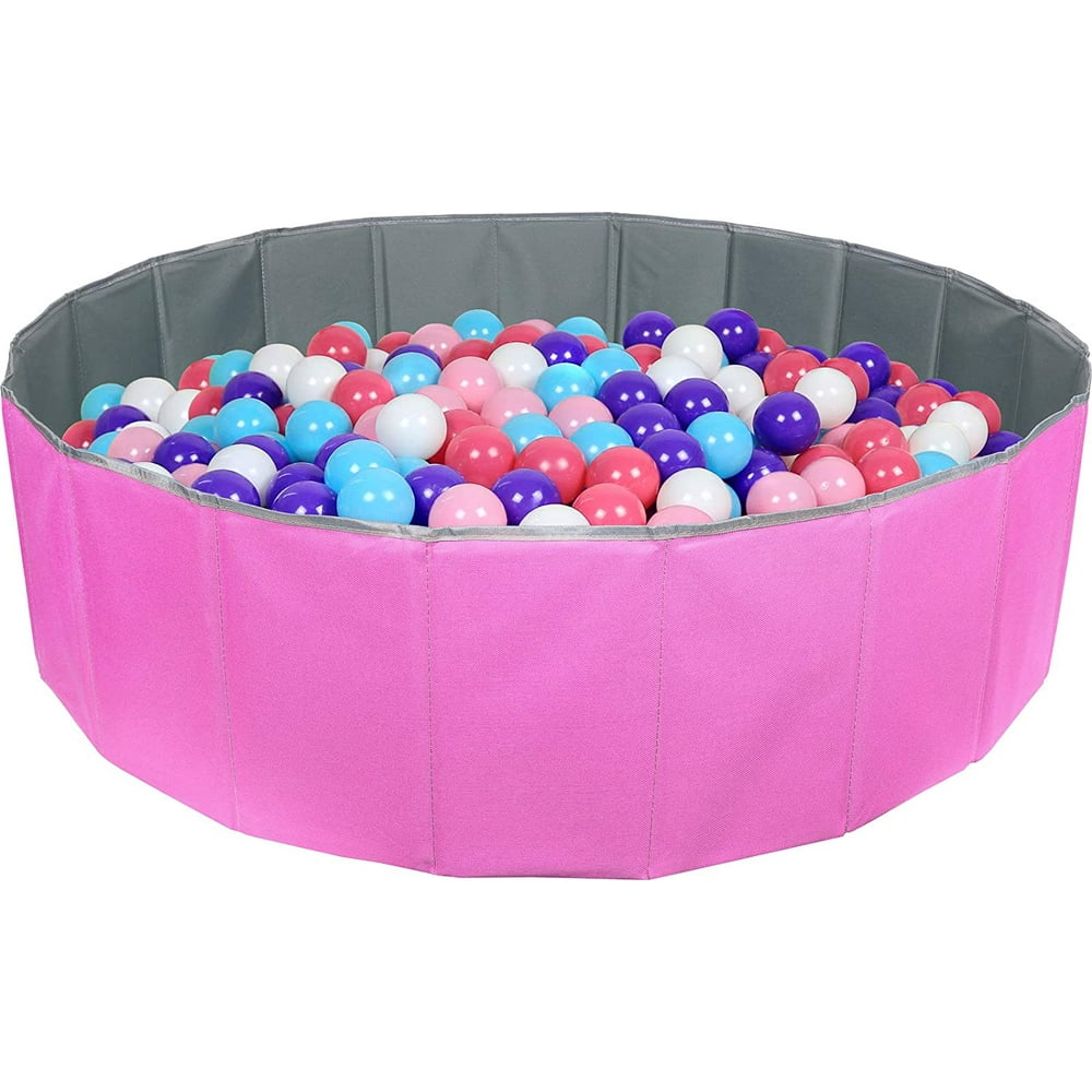 Click N' Play Kids Ball Pit Foldable Play Ball Pool with Storage Bag