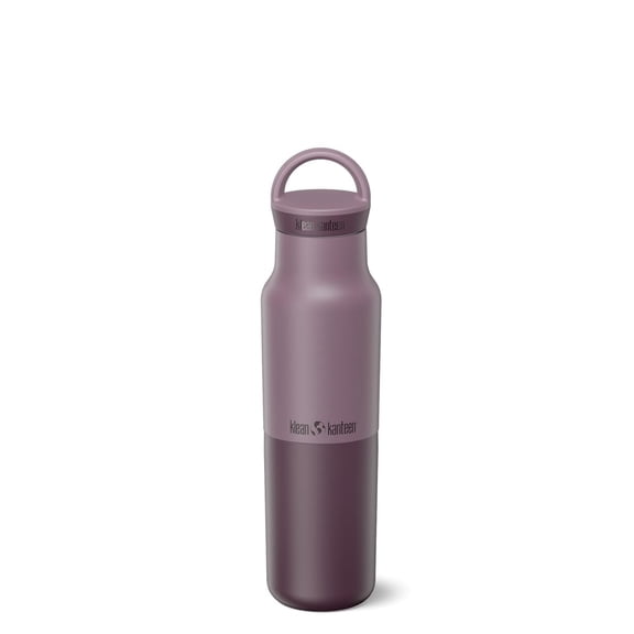 Klean Kanteen Rise Classic Insulated Water Bottle - Keeps Drinks Cold for 42 Hours - Stainless Steel - Insulated Water Bottle - Leak & Sweat-Proof - Arch Loop Cap - 12 oz - Dusty Orchid
