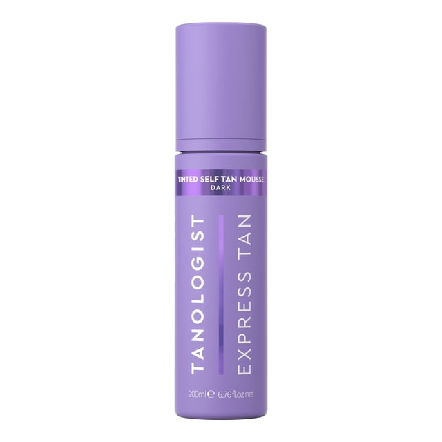 Mousse autobronceadora Tanologist Dark, vegana, 200 ml, sin rayas