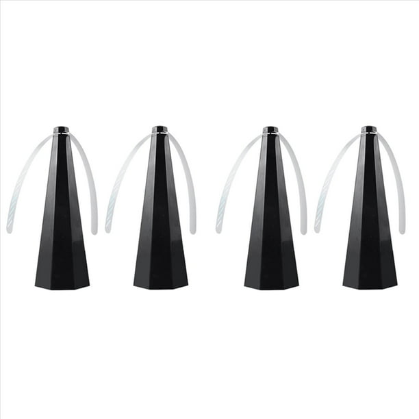 Ventiladores USB Portátiles para Mesa con Aspas Holográficas para Ahuyentar Moscas, Avispas y Abejas, Ventilador para Picnic Al Aire Libre, 4 Piezas