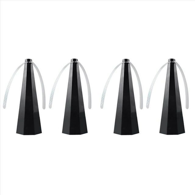 Ventiladores USB Portátiles para Mesa con Aspas Holográficas para Ahuyentar Moscas, Avispas y Abejas, Ventilador para Picnic Al Aire Libre, 4 Piezas