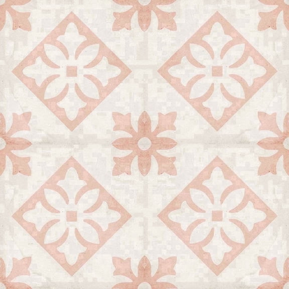 The Tile Life Seville Art Padua Pink 8" x 8" Matte Porcelain Floor and Wall Tile (10.76 Sq. ft./Case)