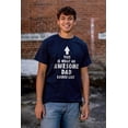 thumbnail image 4 of Fathers Day Looks Like Awesome Dad Men's Big & Tall Crewneck Graphic Tee Brisco Brands 2X, 4 of 5