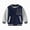 L101-Navy, variant on Kids Baseball Jacket Varsity Letterman Coat Fall Winter Fleece Bomber Vintage Outerwear(L101-Green,5-6 Y)