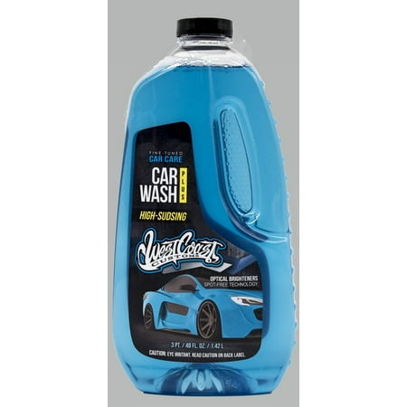 West Coast Customs Car Wash Plus, 48 oz., Fine-Tuned Car Care, Car Wash, Auto Wash, Car Wash Soap,