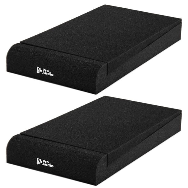 Par de almohadillas aislantes para monitores de estudio Focus Pro Audio de 8 pulgadas