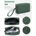 thumbnail image 4 of HYZUO 13.3-14 Pulgadas Funda Bolsa Port&aacute;til con Soporte Ajustable para MacBook Pro 14 M5/M4/M3/M2/M1 Pro/MAX A3426 A3427 2026-2021, MacBook Air/Pro 13.3, 13.8-13.5 Surface Laptop, Verde Med, 4 of 7