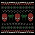 thumbnail image 2 of Men's Marvel Spider-Man Ugly Sweater Pattern  Graphic T-Shirt, 2 of 5