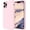 Chalk Pink, variant on for iPhone 12 Pro Max Case, Silicone Upgraded [Camera Protecion] Phone Case with Soft Anti-Scratch Microfiber Lining, 6.7 inch, Tea Green