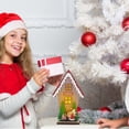 thumbnail image 3 of Christmas Gift Three-dimensional Christmas Lighted Cabin Village House Decor, 3 of 5