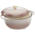 thumbnail image 3 of Best Choice Products 7.5 Quart Enamel Cast-Iron Dutch Oven, Heavy-Duty Cookware w/ Dual Handles, Lid - Mushroom Beige, 3 of 9