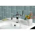 thumbnail image 2 of Kingston Brass KS3541KL Knight One-Handle Single-Hole Bathroom Faucet with Push Pop-Up Drain, Polished Chrome, 2 of 7