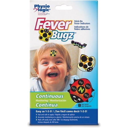 Physio Logic Fever-Bugz Stick-On Fever Indicator, 1ct