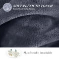 thumbnail image 6 of Howarmer Large Dark Gray Throw Blankets, Twin Size Soft Lightweight Flannel Fleece Blanket, 60" x 80", 6 of 7