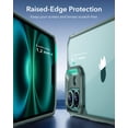 thumbnail image 4 of Funda de teléfono ESR Air Armor Series para iPhone 16, verde transparente, 4 of 7