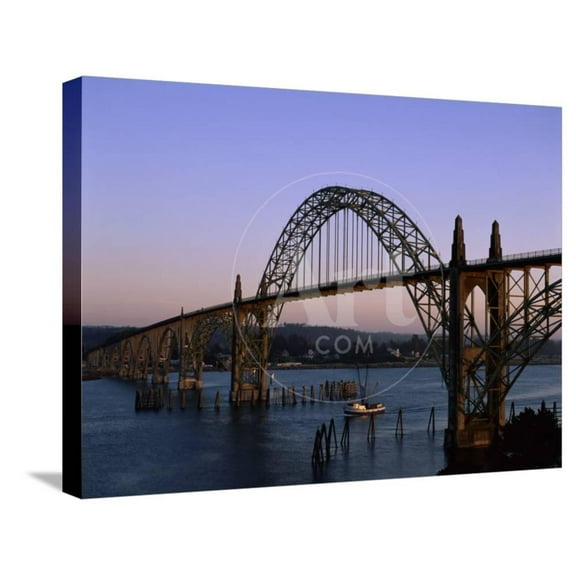 Yaquina Bay Bridge Newport Oregon USA, Stretched Canvas Wall Art Sold by Art.Com