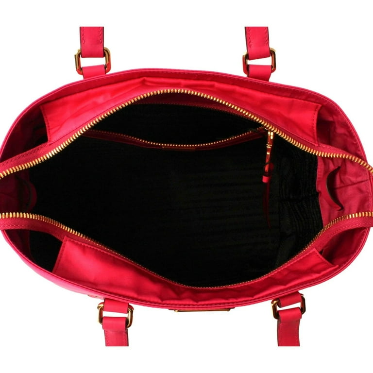 Prada Fuchsia Pink Tessuto Nylon Shopping Tote Bag 1BG291 – Hozanas