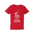 thumbnail image 1 of Keep Calm And Play Guitar Rock Music Lover Toddler Kids T-Shirt Tee, 1 of 2