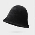 thumbnail image 3 of Prolriy Winter Hats for Women, Women's Thickened Cold Plush Basin Hat with Warm Gradient Color Fisherman Hat Womens Hats Bucket Hat Black, 3 of 3