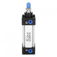 thumbnail image 2 of Long Service Life Durable Pneumatic Cylinder, Small Size Air Cylinder, Double-Rod Cylinder Home For Industry Side Load Adjustable Buffer, 2 of 8