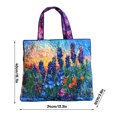 thumbnail image 3 of Artistic Print Tote Bag, Quilted Oxford Cloth Shopping Handbag for Women, Large Capacity Reusable Beach Grocery Shoulder Bag with Durable Double Handles for Summer Travel and Daily Commute, 3 of 6
