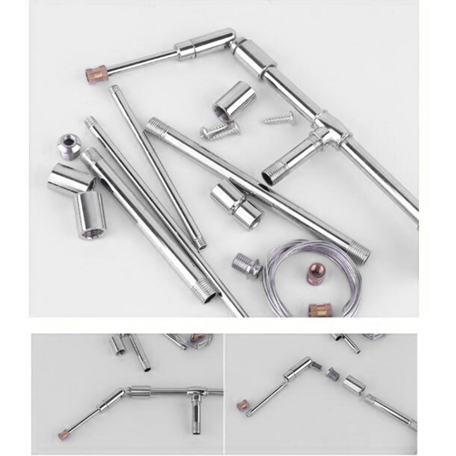 Yunhgft 1 Set Metal Pipe with Base Holder/Support/Stand for DIY Pottery Clay Art Crafts