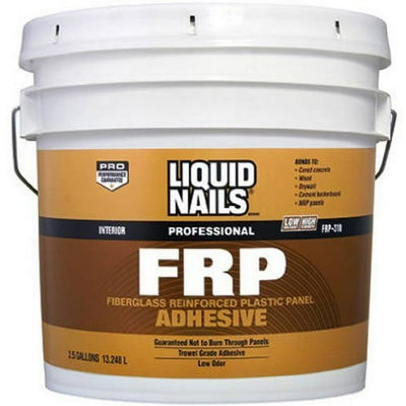 Macco Adhesives Liquid Nails FRP-310 Fiberglass Reinforced Panel Adhesive - Low Odor - 3.5 Gallon