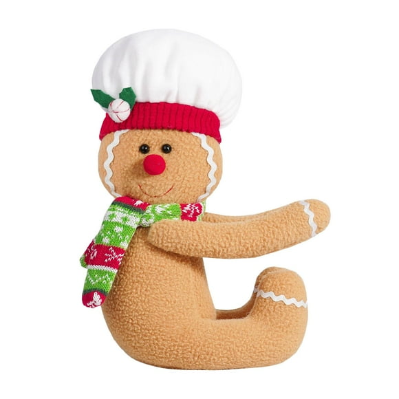 Lipstore Gingerbread Man Tree Topper Birthday Gift Cute Modern Xmas Funny Unique Creative