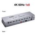 thumbnail image 2 of 1x8 4K 60Hz High-Def Media Hub, Smart Video Converter for PC to TV, 2 of 7