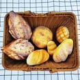 thumbnail image 7 of Rattan Picnic Basket with Double Folding Handles, Picnic Hamper, Natural Hand Woven Basket, Easter Eggs and Candy Basket, Bath Toy and Kids Toy Storage, Gift Packing Basket, 7 of 7