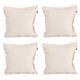 thumbnail image 1 of Cojin Decorativo Cuadrado Set de 4 Peco Marfil, 1 of 4