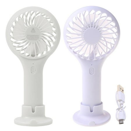 

OOKWE Outdoor Small Cooling Fan Portable Handheld Fan USB Rechargeable Eyelash Fan Adjustable Mini Ventilation Fan Low Noise