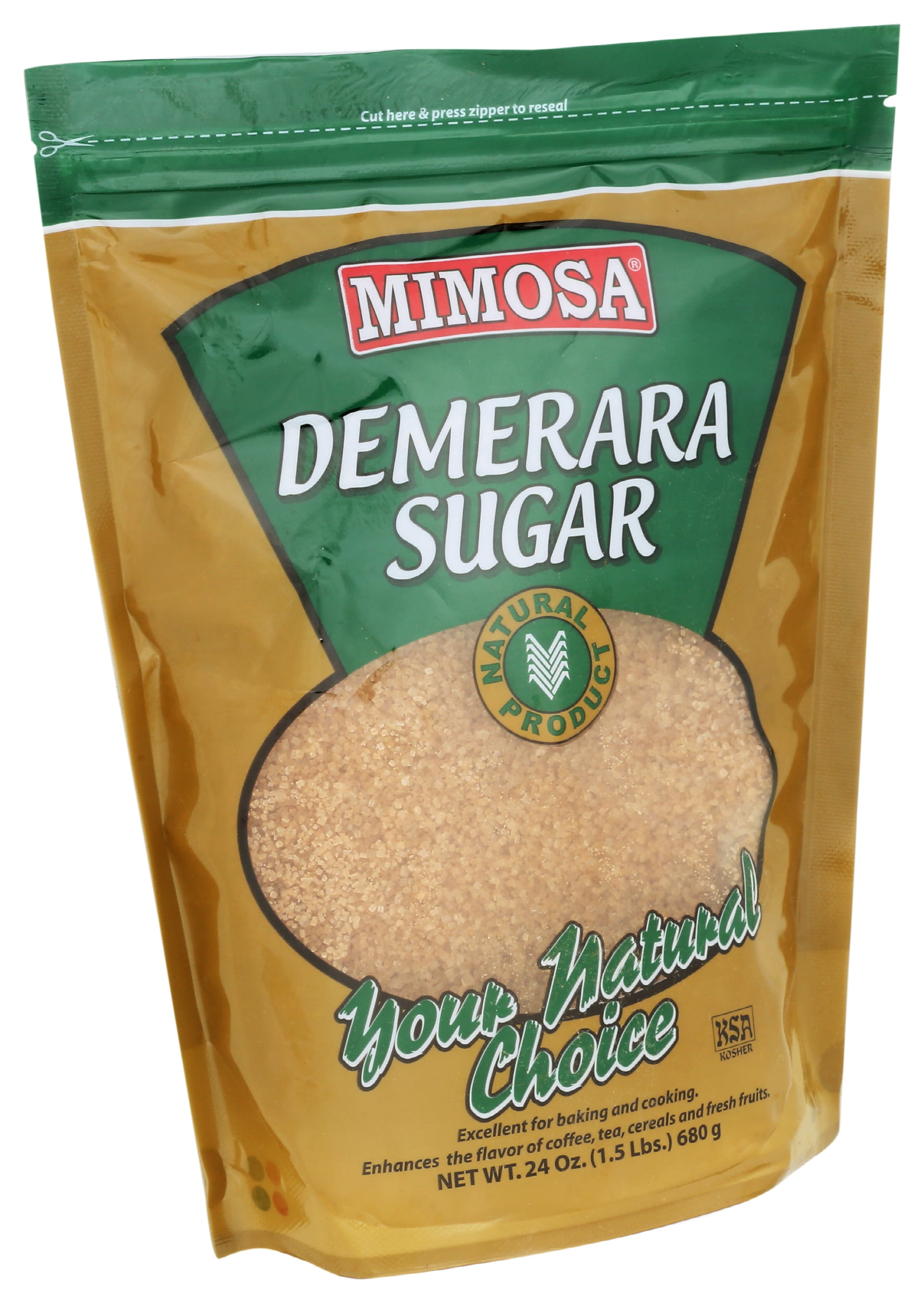 Pack of 12, Mimosa Demerara Sugar, 1.5 lb