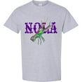 thumbnail image 3 of Inktastic Nola Mardi Gras Crayfish in Purple T-Shirt, 3 of 5