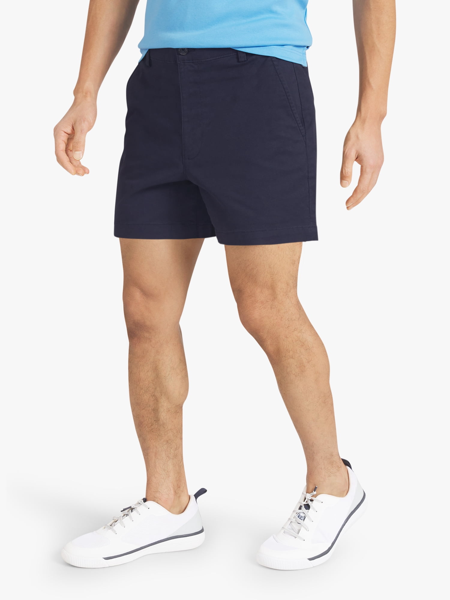 Chaps Men's & Big Men's Flat Front Shorts, Sizes 30-42, 5" Inseam