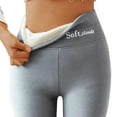 thumbnail image 1 of Pantalones sólidos de invierno cálidos e informales, polainas de lana de nubes suaves, polainas de invierno para mujeres -l-4xl100% nuevo, 1 of 4