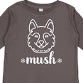 thumbnail image 4 of Inktastic Husky Sled Dog Mush Boys or Girls Long Sleeve Toddler T-Shirt, 4 of 5