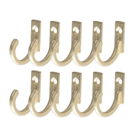 

Hat Coat Hook Metal Clothes Hook Furniture Bathroom Hooks 10Pcs Vintage Bronze Wall Mounted Single Hook Hangers Door Hooks Wall Hooks For Hanging Screws For Jewelry Keys Hats