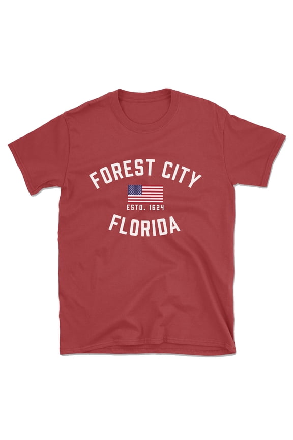 Forest City Florida Patriot Men's Cotton T-Shirt