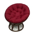 thumbnail image 6 of JIAN YA NA Indoor Outdoor Papasan Cushion, 47-inch Hanging Egg Chair Cushion Replacement (Without Chair), Burgundy, 6 of 10