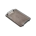 thumbnail image 2 of veasfak Plateau de Service à Poignée Creuse, Plateau Rectangulaire avec Poignée, Plateaux Alimentaires Légers et Blanc, 2 of 9