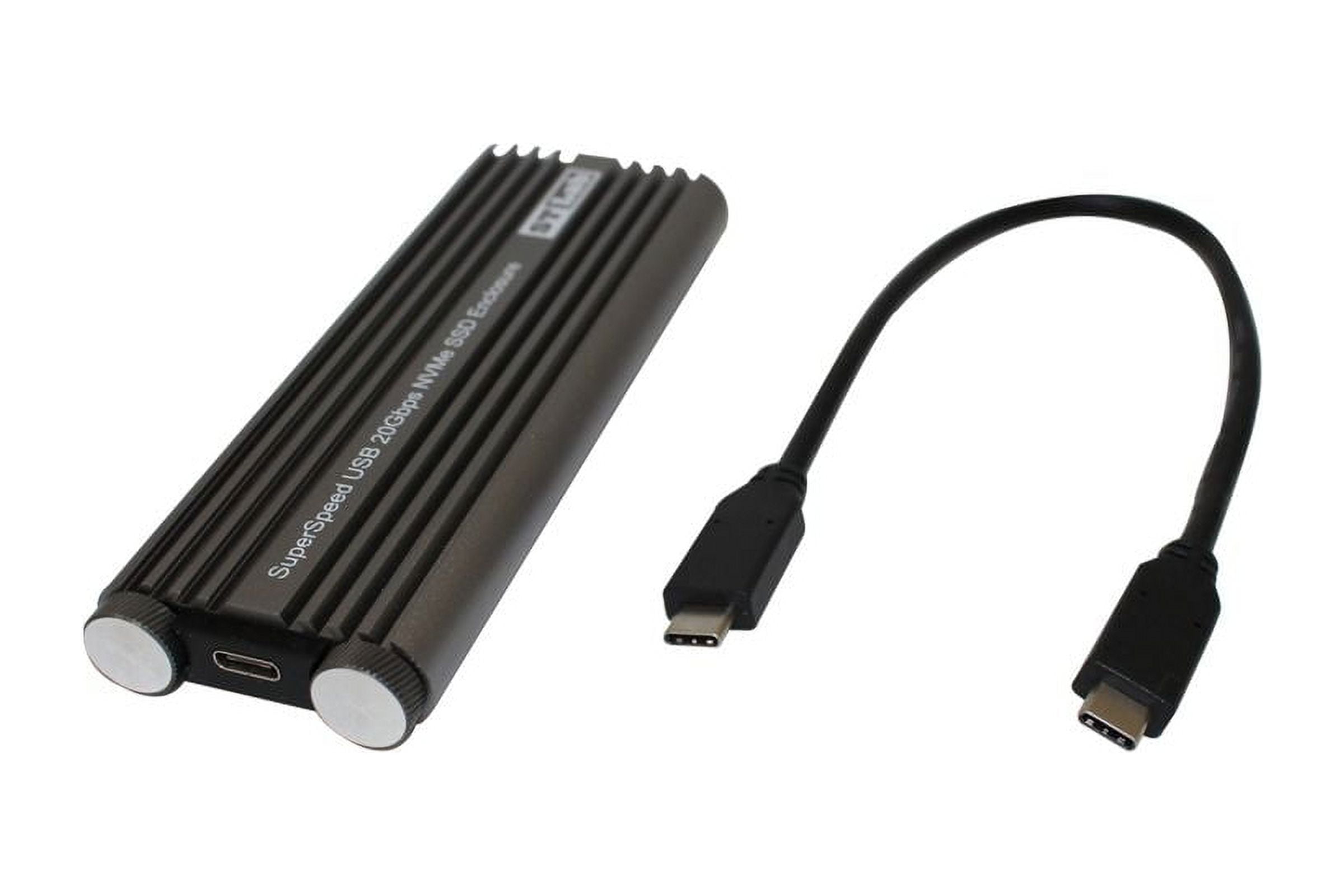 STL S-390 USB 3.2 SuperSpeed 20Gbps Type-C NVMe SSD Enclosure