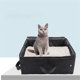 thumbnail image 4 of Travel Cat Litter Box, Foldable To Carry Outdoor Oxford Cloth Waterproof. Portable, Lightweight, Leak-proof Easy To Store (for Medium Cats And Kitte, 4 of 5