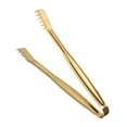 thumbnail image 3 of Mini pinza para servir, pinza pequeña para cocina, pinzas para hielo, pinzas de metal para aperitivos para servir comida, té, café, postres y fiestas Estilo A, 3 of 8