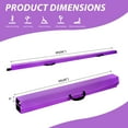 thumbnail image 3 of FlexWave 8FT Folding Balance Beam , Floor Gymnastics Training Equipment，with Non-Slip Rubber Base, Home Practice and Physical Therapy，for Kids and Adults, 3 of 6