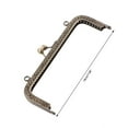 thumbnail image 4 of Yokua 1Pc DIY Purse Handbag Handle Coins Bags Metal Kiss Clasp Lock Frame DIY 18cm, 4 of 9