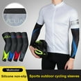 thumbnail image 3 of PRAETER 1 Pair Arm Sleeve Adult Children Polyester Moisture Wicking Breathable Cooling Sunshade Hand Elbow Protection Cover Outdoor Summer Cycling Sportswear Accessories, 3 of 6