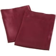thumbnail image 2 of Aiking Home ( PACK of 2) Shiny Bridal Satin Standard/Queen Size Pillow Cases, Burgundy, 2 of 5