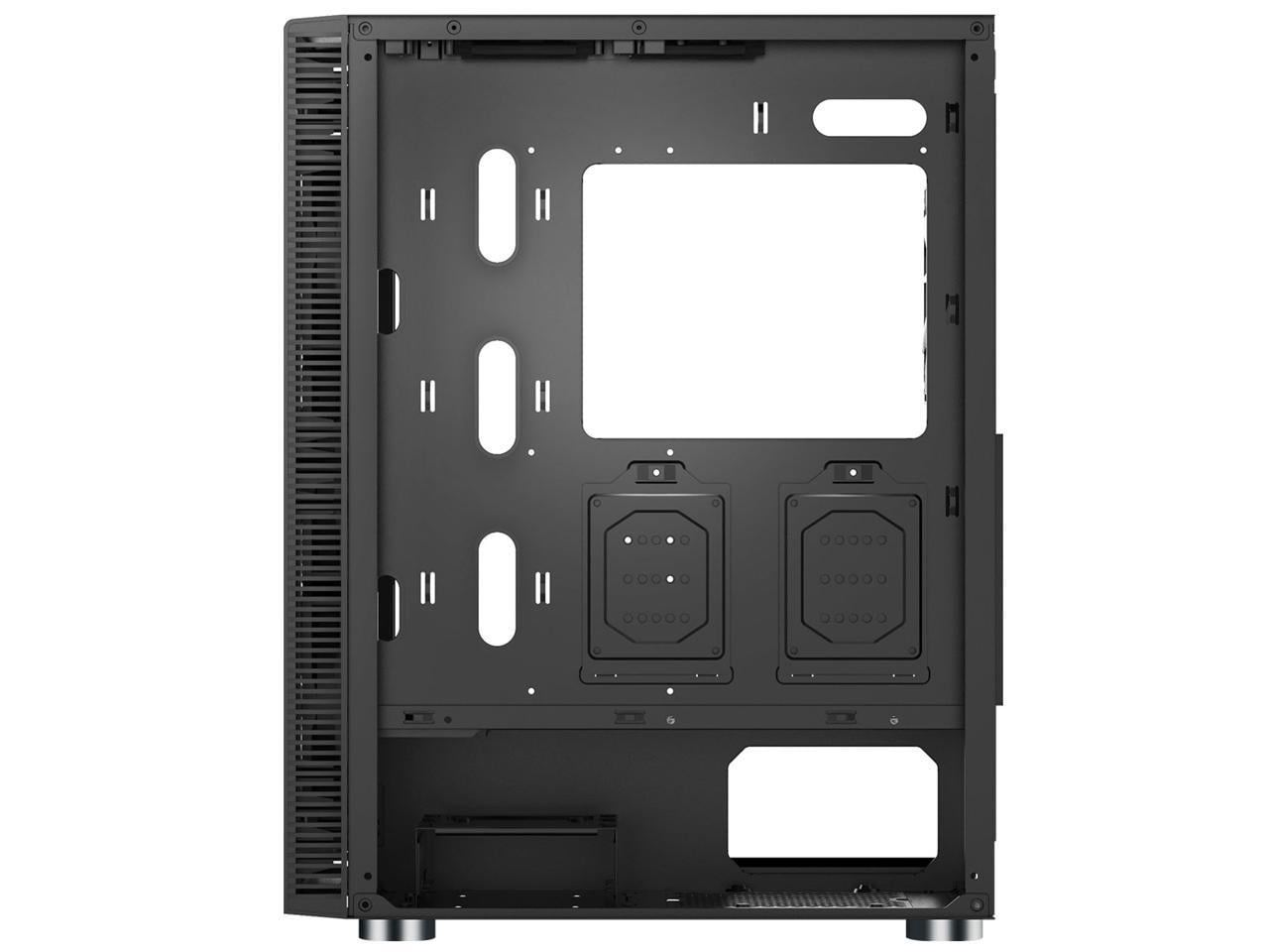 Montech ATX Mid-Tower Computer Case with USB 3.0, Black